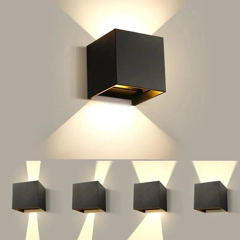 Halden IP65 LED Wall Sconce - Waterproof, Adjustable Outdoor Light